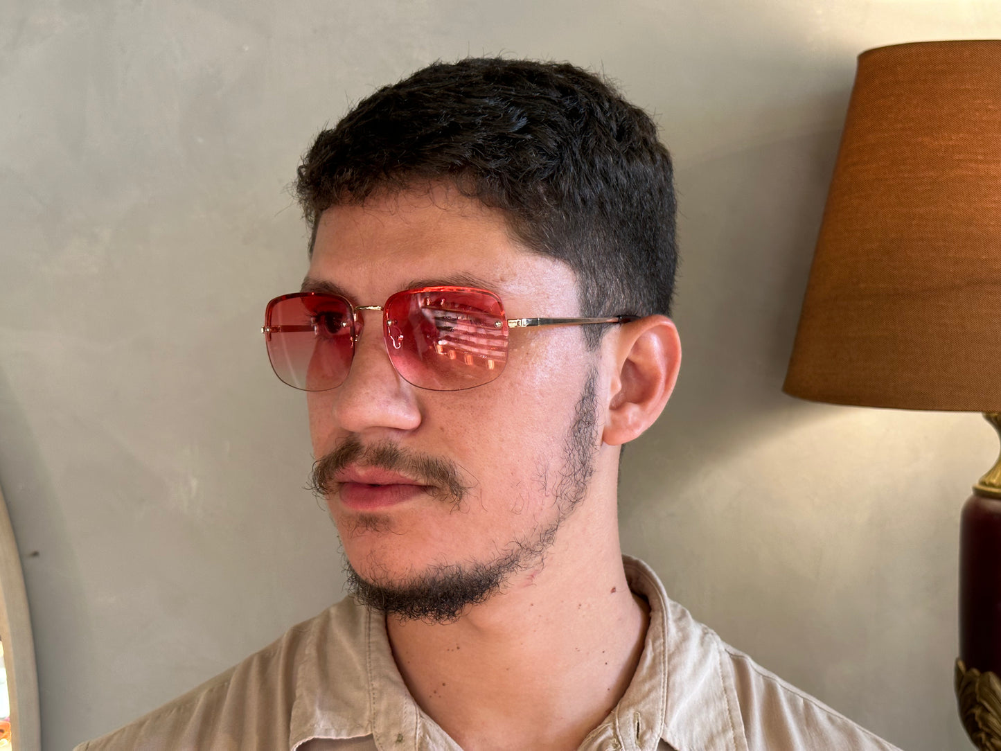 y2k red promo - brechó do óculos