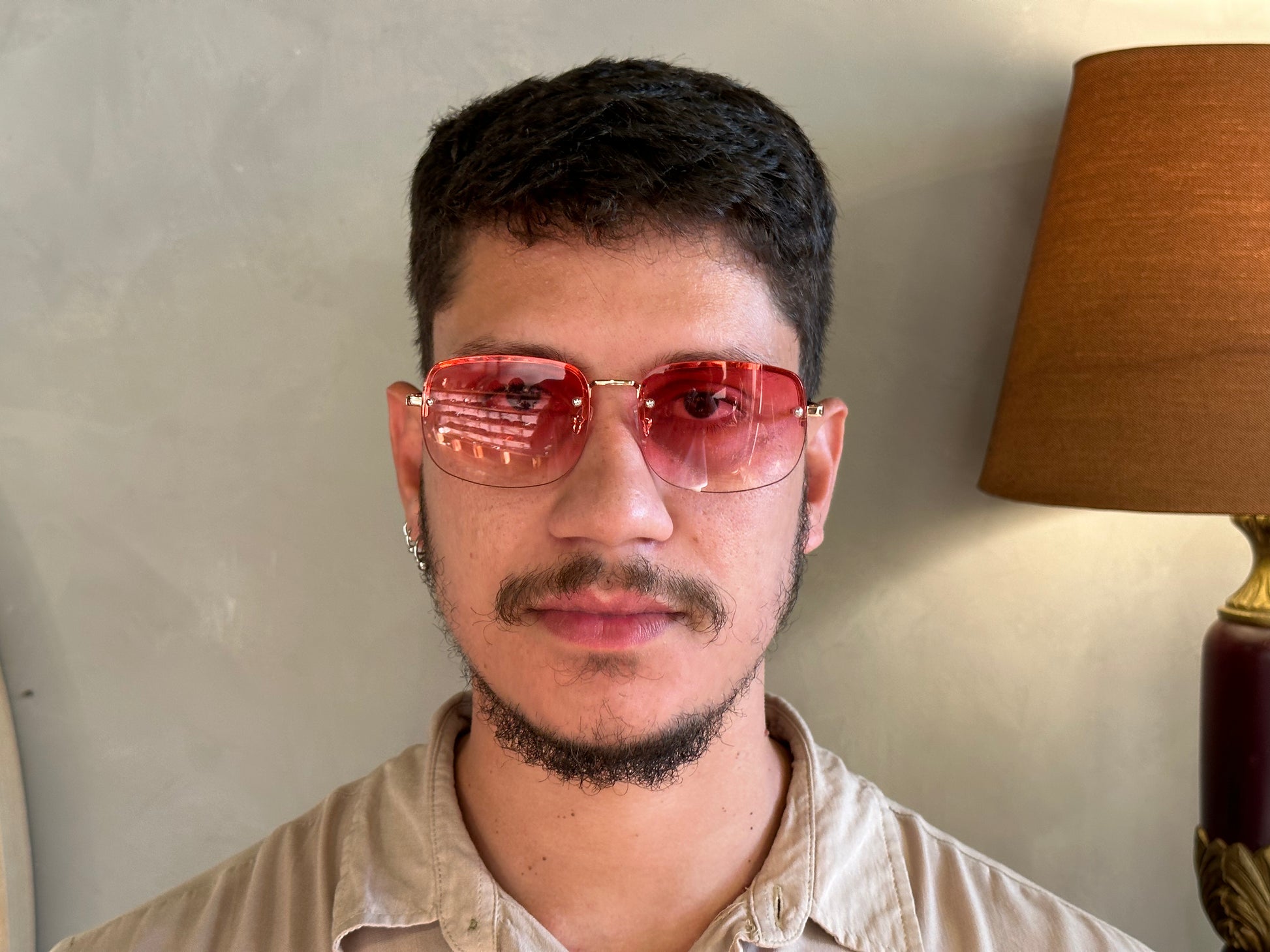 y2k red promo - brechó do óculos